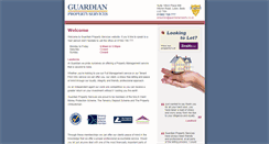 Desktop Screenshot of guardianproperty.co.uk