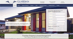 Desktop Screenshot of guardianproperty.net.au